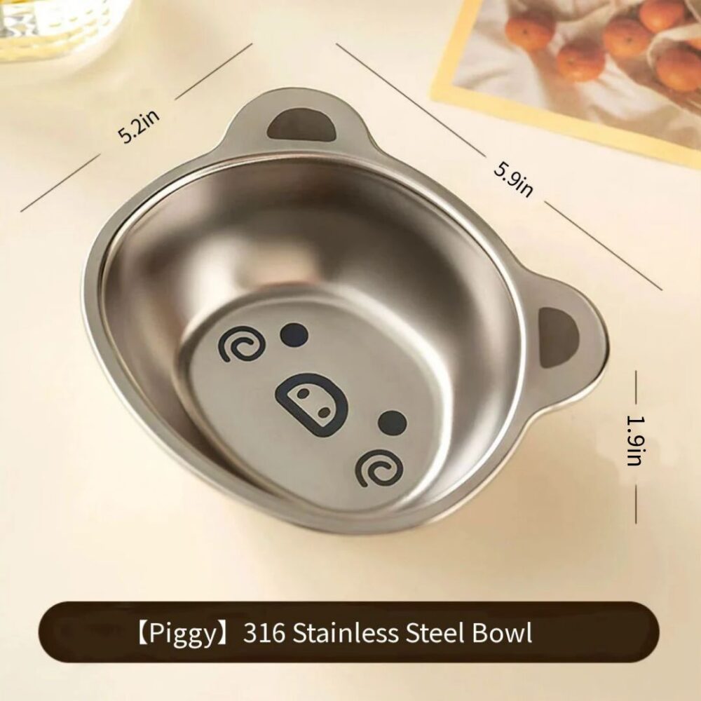 316 Stainless Steel Non-Slip Bowl with Suction Cups for Cats and Small Dog - Image 6