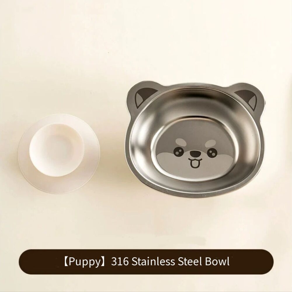 316 Stainless Steel Non-Slip Bowl with Suction Cups for Cats and Small Dog - Image 4